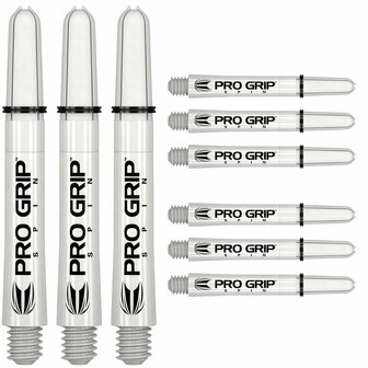 Pro Grip Spin white short 3 sets