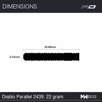 Winmau Diablo Parallel 22 gram