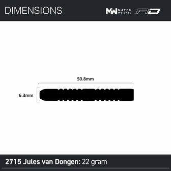 Winmau Jules van Dongen 22 gram