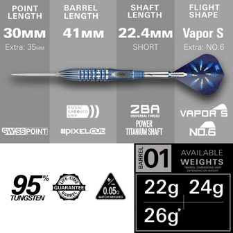 Target Phil Taylor Gx2 22 gram