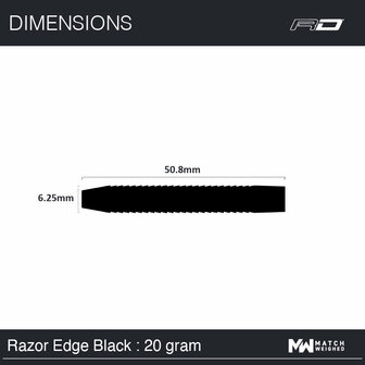 Red Dragon Razor Edge Black 26 gram