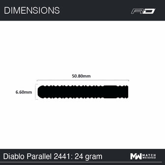 Winmau Diablo Parallel 25 gram