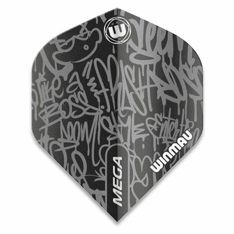 Winmau Mega Standard Graphic Black 6900.244
