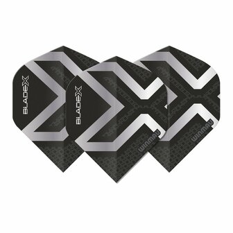 Winmau Blade X Prism Delta Metallic Black White 6915.808