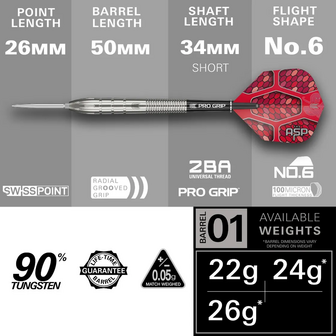 Target Nathan Aspinall 26 gram Swiss