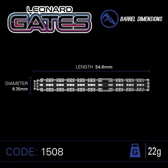 Winmau Leonard Gates 22 gram