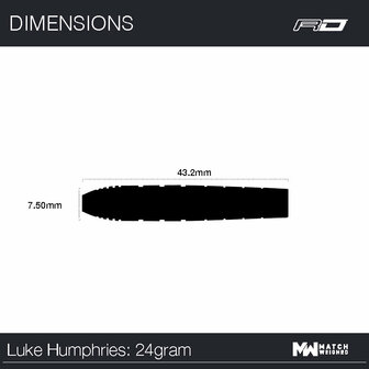 Red Dragon Luke Humphries TX1 24 gram