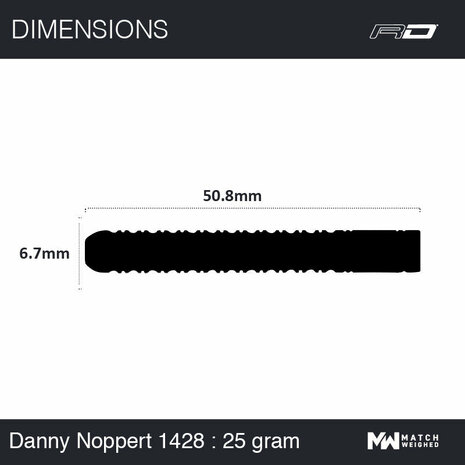 Winmau Danny Noppert 25 gram