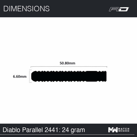 Winmau Diablo Parallel 24 gram