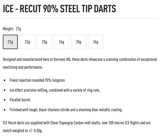 Harrows Ice Recut 26 gram