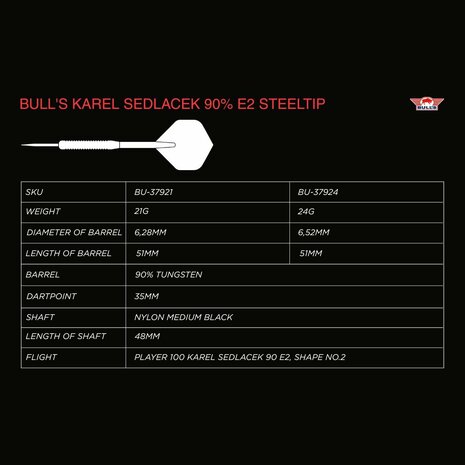 Bull's Karel Sedlacek E2 21 gram