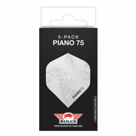 Bull's Piano 75 5-pack White No.2