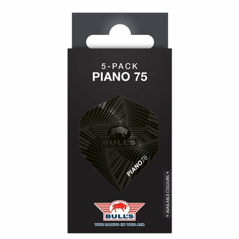 Bull's Piano 75 5-pack Black No.2