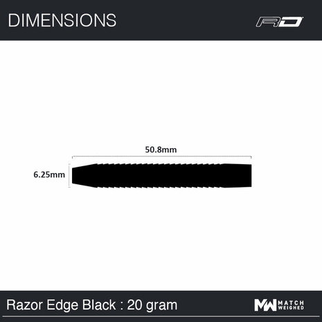 Red Dragon Razor Edge Black 22 gram