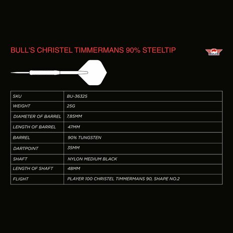 Bull's Christel Timmermans 25g 