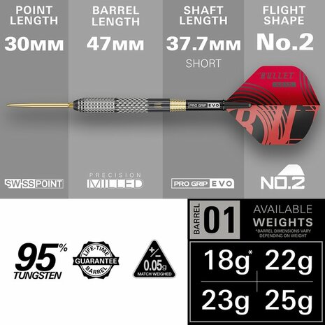 Target Stephen Bunting G5 Void 22 gram