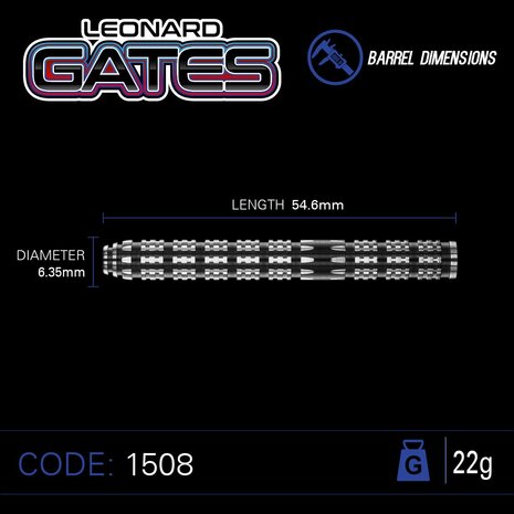 Winmau Leonard Gates 22 gram