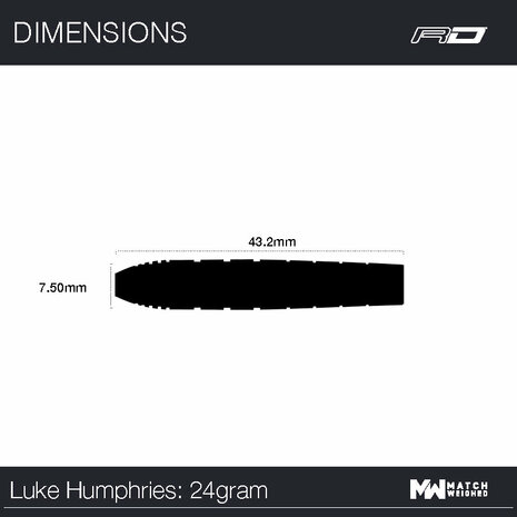 Red Dragon Luke Humphries TX1 24 gram
